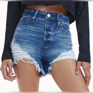 Good American jean shorts